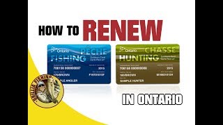 How to update your ontario fishing hunting and outdoors card online 2019