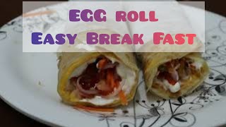 Food & Drinks E14 || Egg Roll Recipe || പൊറോട്ട കൊണ്ട് മുട്ട റോൾ || Easy Breakfast.