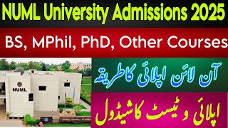 NUML spring Admission 2025 | National University of Modern Languages Admissions 2025 | Admission