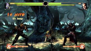 Mortal Kombat 9: Tag Team Combo Ermac & Kung Lao 62-63% Midscreen