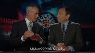 Gary Bettman - Ron MacLean interview