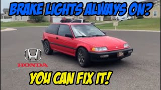 Honda Civic Brake Lights Stay On