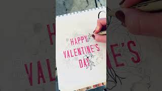 BTS of my Valentine’s Day card - Teluna