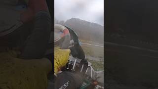 Full video in these EXTREME conditions already on my channel! #racing #karting #motorsport