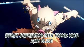 Beast Breathing 13th fang: Mice and Slice