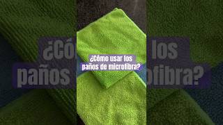 Lo que no sabías de los paños de microfibra #trucos #hacks #microfibra #shorts #cocina