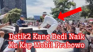 Momen Kang Dedi Di Minta Naik Mobil Prabowo