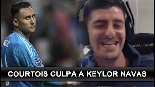 COURTOIS HABLA MAL DE KEYLOR NAVAS