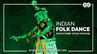 Indian Traditional Folk Dance  || Delhi || Royalty free Footage || High Defination || Stock Video