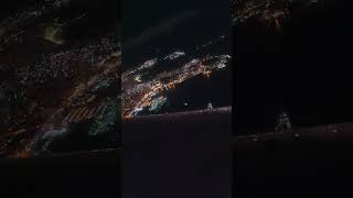 VOO NOTURNO, CIDADE MARAVILHOSA | AEROPORTO DO RIO DE JANEIRO #santosdumont #shortvideo #shorts