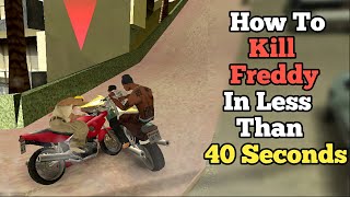 How To Kill Freddy In Less Than 40 Seconds | GTA San Andreas #shorts #shortsfeed #ytshorts