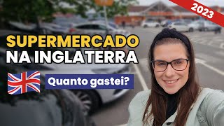 Mercado na Inglaterra, compra da semana, quanto gastei? | SUPERMERCADO NA EUROPA