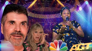 Simon Cowell Cry When Heared Mama Africa Singing Incredible Worship Song,Try Not To Hide Emotions!