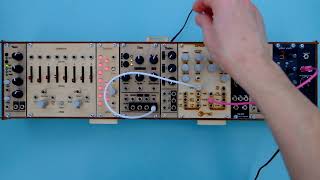 YAA modular ONE - 02CABLES synced VCOs