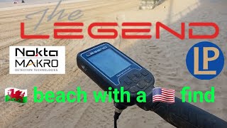 #thelegend NOKTA MAKRO BEACH HUNT UK with U.S find