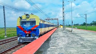 Dangerous😱 Crossing Godda MEMU+ Jaynagar+ Kulik+ Ballia Express+Kavi Guru Express Attack ER