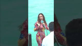 Malaika Arora washes away stress in water #shortvideo