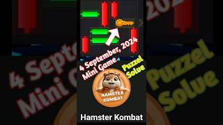 04 September Mini Game Hamster Kombat Daily Mini Game Solve Puzzlekey #hamsterkombat #puzzle #shorts