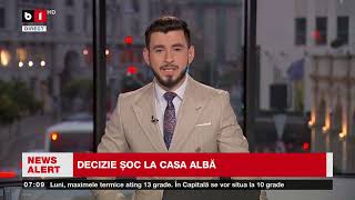 DECIZIE SURPRIZĂ LA CASA ALBĂ. UCRAINA ARE UNDĂ VERDE SĂ LOVEASCĂ RUSIA_Știri B1TV_18 nov. 2024