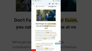 Google local guide Reward 2tb storage for 3 months