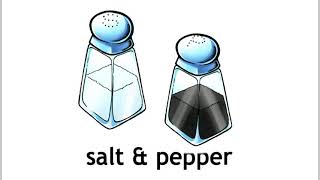 How to Pronounce Salt & pepper in British English