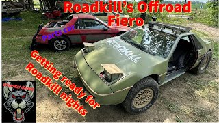 Getting the Roadkill Fiero ready for Roadkill nights,