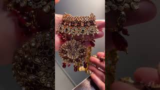 Beautiful long necklace for traditional wedding#wedding #viral