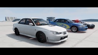 BeamNG.Drive  Subaru Impreza WRX STI 2001-2007  + Dummy Version +  Crashtest+ Downloadlink