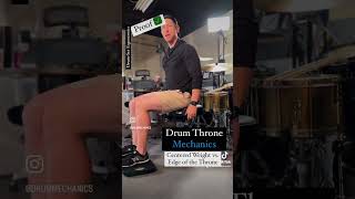 Drum Throne Placement? Center or Edge of Throne? Force Gauge Comparison for Performance and Health