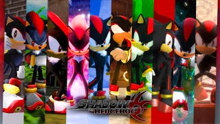 Playable Shadow the Hedgehog in 10 Sonic Games