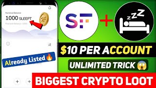 10$ Instant Withdraw In Sleepee 😍 New Sleep To Earn Loot 🔥 New Crypto Loot