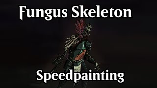 Fungus Skeleton Speed Painting for the Character Design Challenge