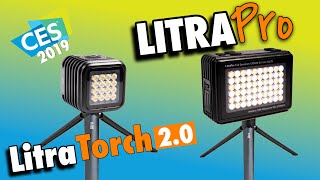 Litra Torch 2.0 & Litra Pro - Action Camera Lighting - CES 2019