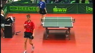 Tischtennis Bundesliga: Peter Nilsson vs Michael Maze Jan 2000