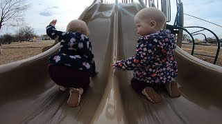 A Day With Twin Babies