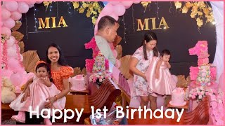 MIA 1st BIRTHDAY @ BUHI CAM SUR #farm birthday party