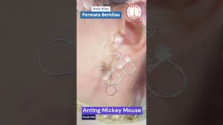 Anting Micky Mouse Perak 925 #anting  #antingperak #antingkorea #perhiasanperak