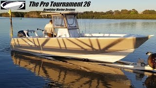 The "Pro Tournament 26" offshore powerboat design - Bowdidge Marine Designs