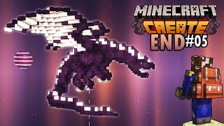 J'ai Créé un NOUVEL Ender Dragon pour Protéger l'Œuf en Survie | Minecraft Create 1.20