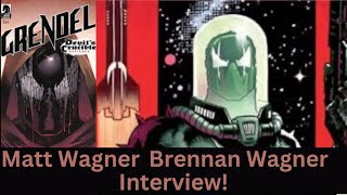 Matt Wagner and Brennan Wagner Interview! #mattwagner #grendel