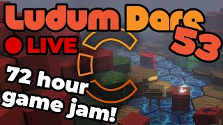 FINAL HOURS!! 🕹️ 72 HOUR GAME JAM! // Ludum Dare 53 (Part 5)