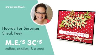 Hooray For Surprises Reveal Card - M E 's 3c's - (All Stampin' Up!) Emboss Reveal Technique