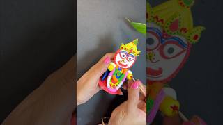 Jai Jagannath..🙏 Baldev ji making with clay..#viral #diy #jagannath #shorts #trending #clayart