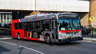 Wmata 2006 New Flyer D40LFR #6151 on Route 54 Takoma Station Returned Bus!! Audio Recording!!