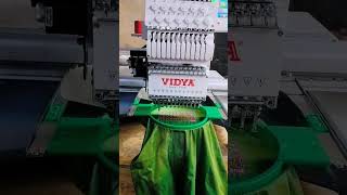 Vidya Computer Embroidery Machine Testing In Office(Thread Available)7569294754 #computerembroidery