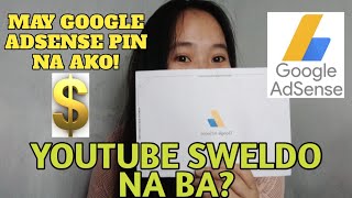 FINALLY! I GOT MY GOOGLE ADSENSE PIN NA. YOUTUBE SWELDO NA BA?