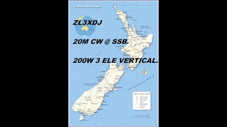 ZL3XDJ. evening on 20m cw and ssb