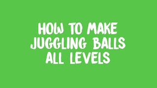 How To Make  Juggling Balls