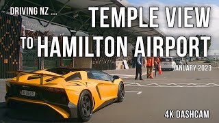 Driving New Zealand: Hamilton: Temple View to Hamilton Airport 4K