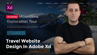 Travel Website Design in Adobe Xd